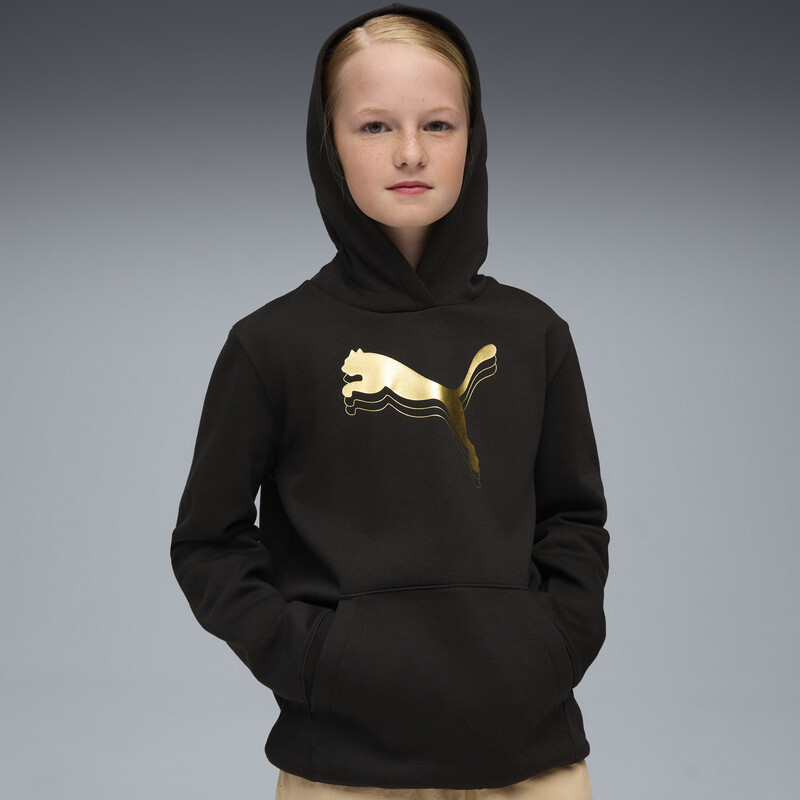 PUMA Essentials Metallic Girls' Fleece Hoodie