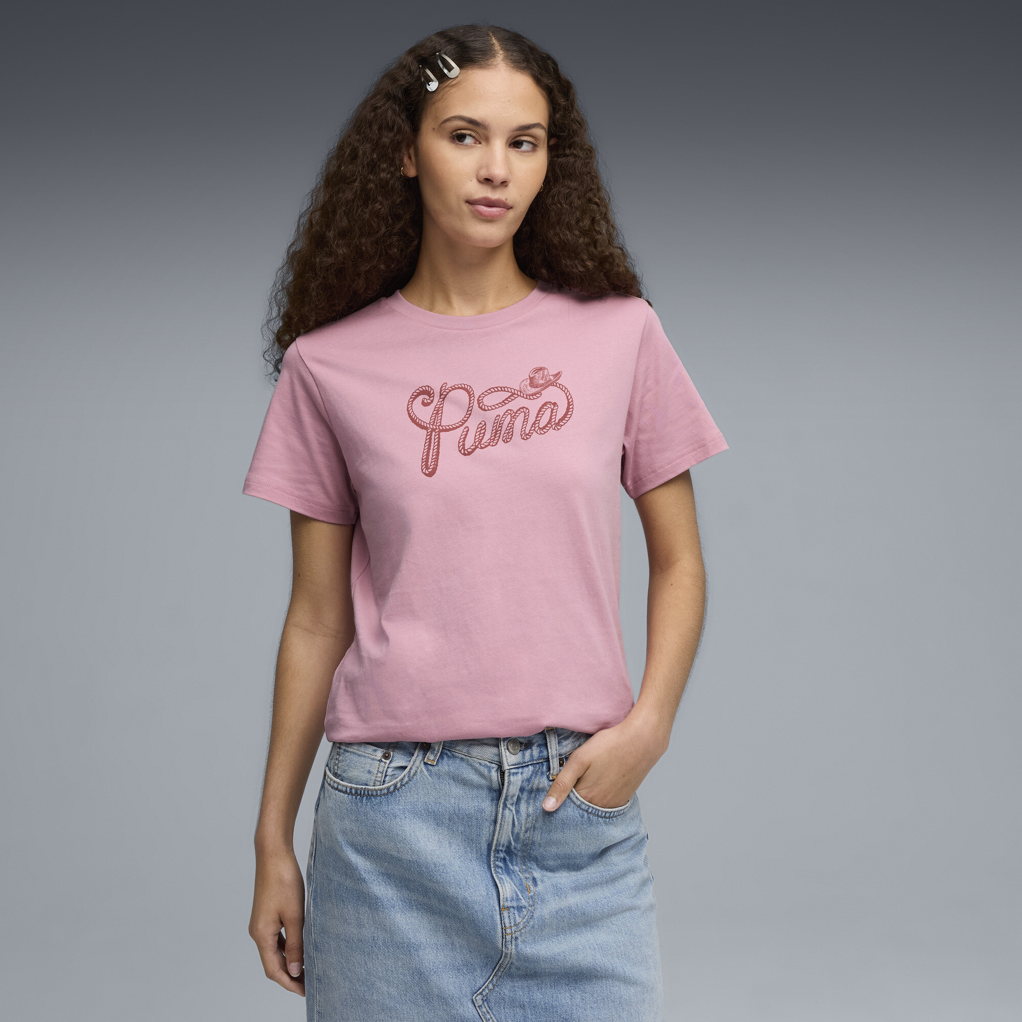 Puma Lasso Women's T-shirt In Pink