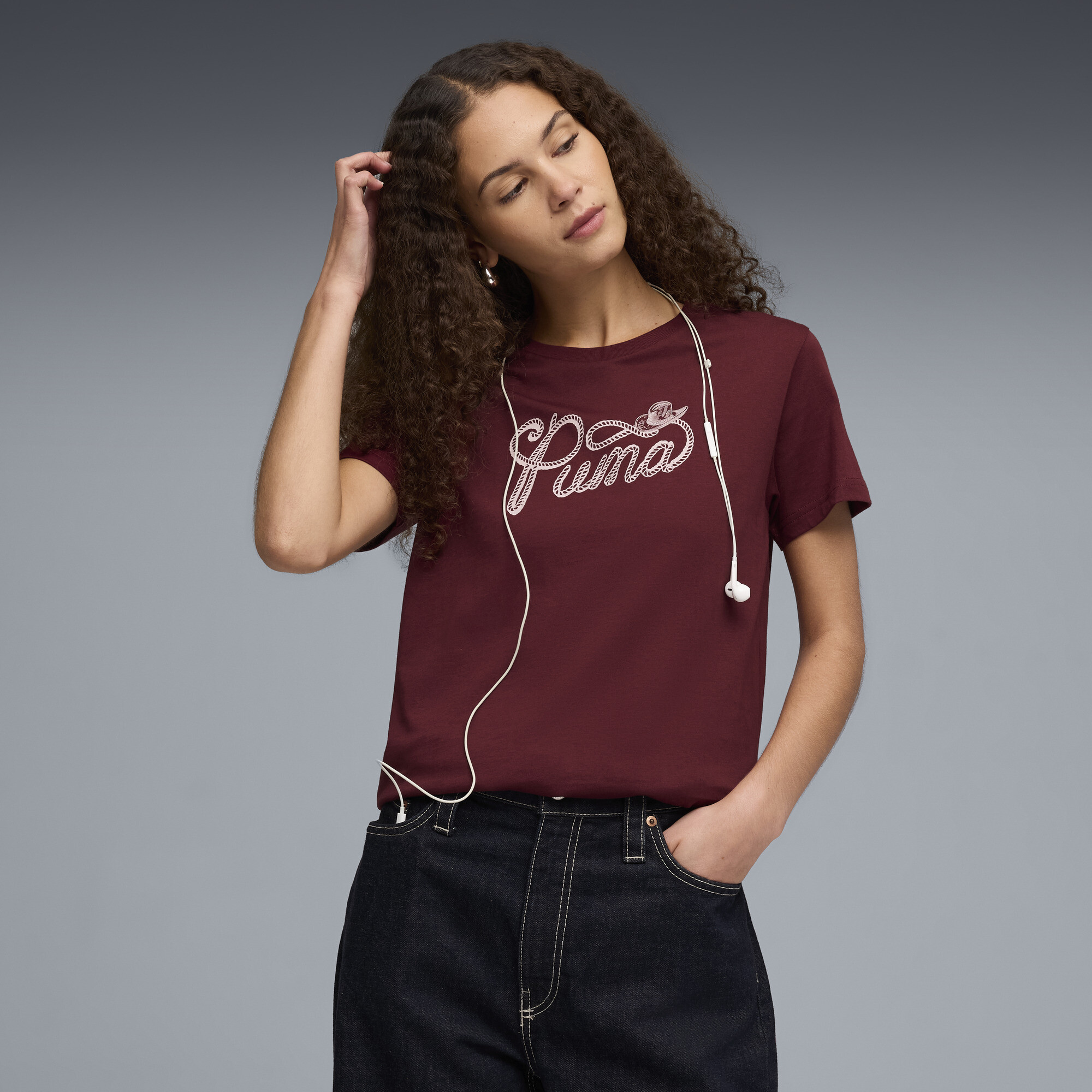 Puma Lasso Women's T-shirt In Red