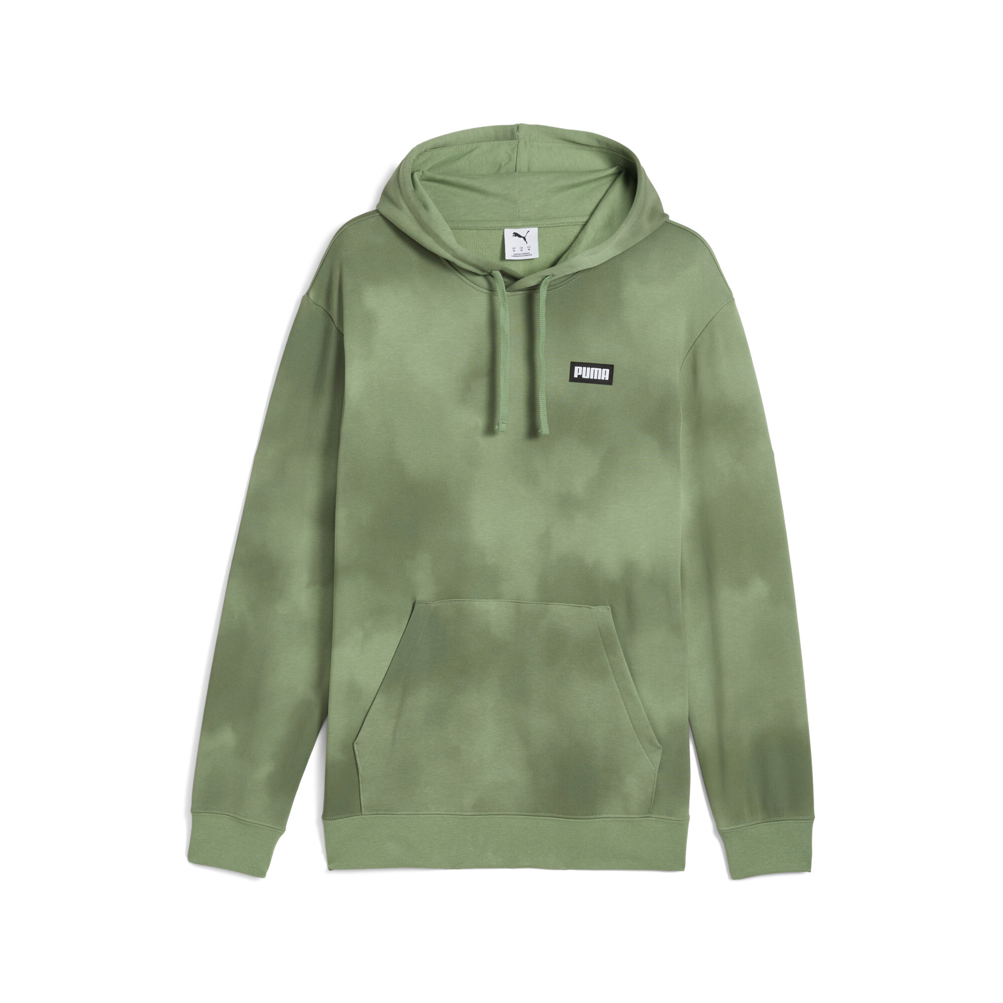 Puma Badge Hoodie Herren | Mit Plain | Dusty Green | Größe: M