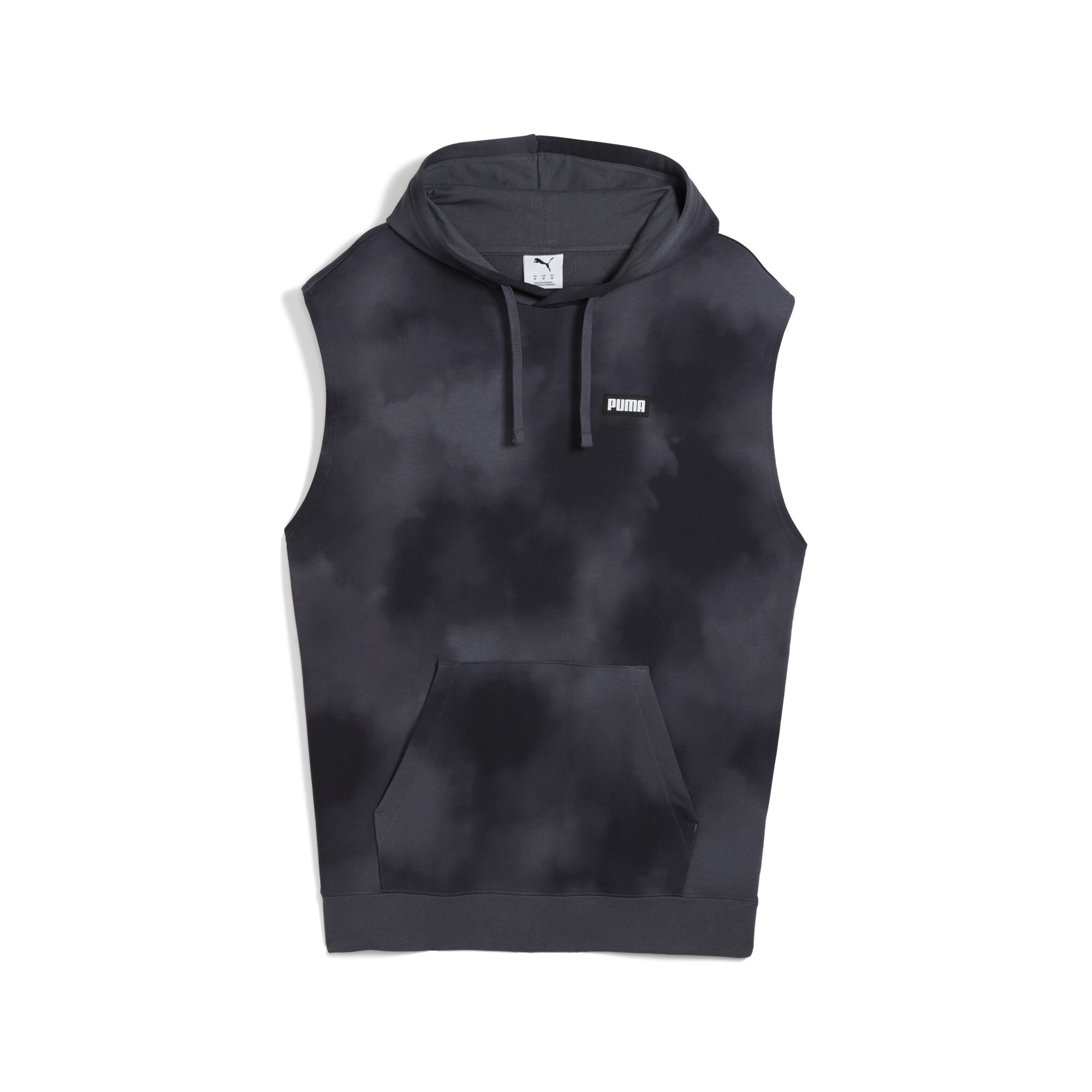 Puma Badge Ärmelloser Hoodie Herren | Mit Plain | Galactic Gray | Größe: S