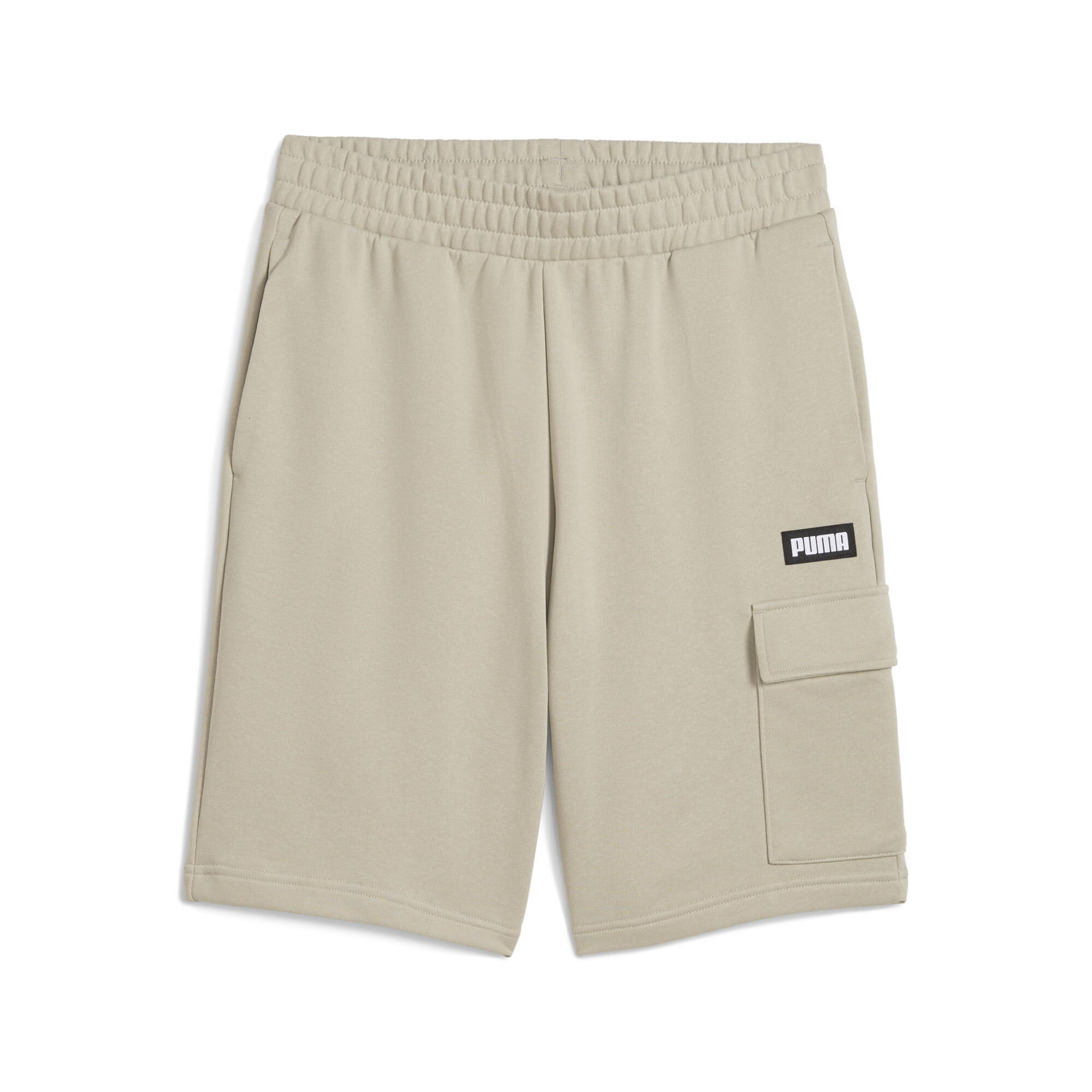 Puma Badge Shorts Herren | Mit Plain | Pebble Gray | Größe: XL