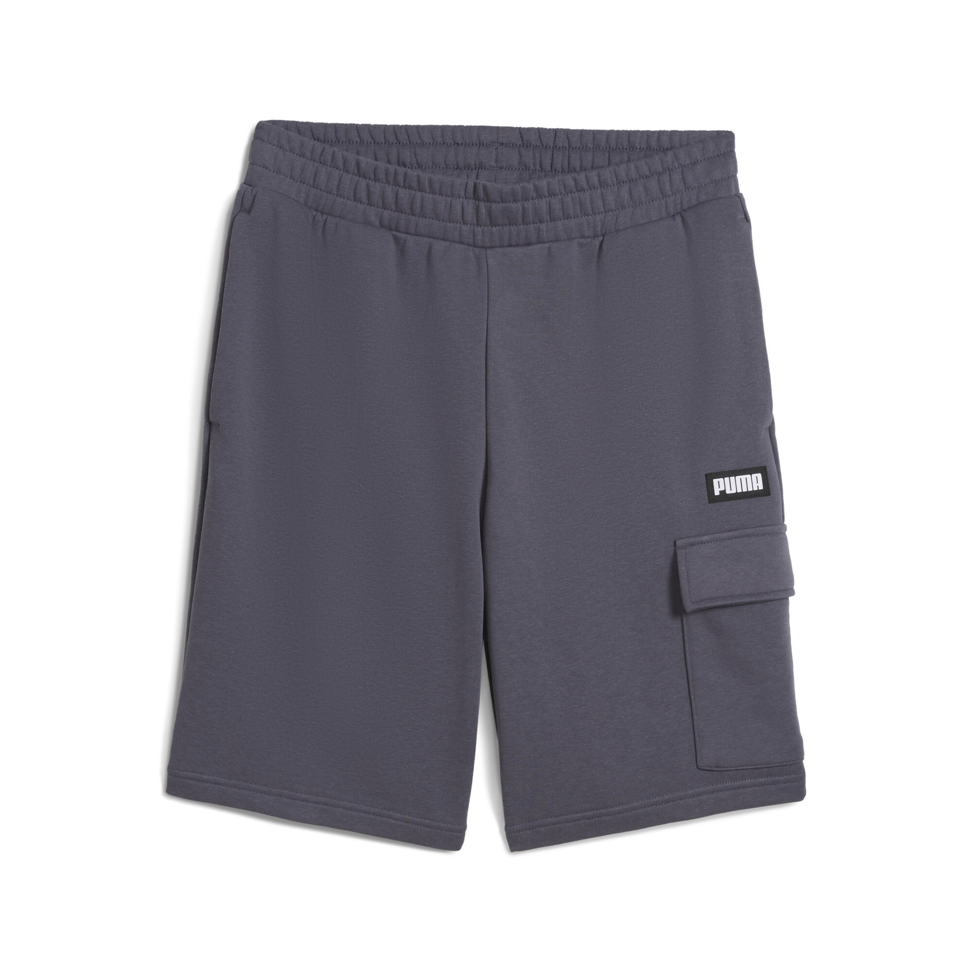 Puma Badge Shorts Herren | Mit Plain | Galactic Gray | Größe: XL