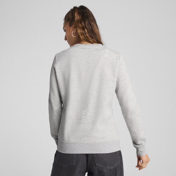 Essentials No. 1 Logo Crew Women, Light Gray Heather, large-ZAF