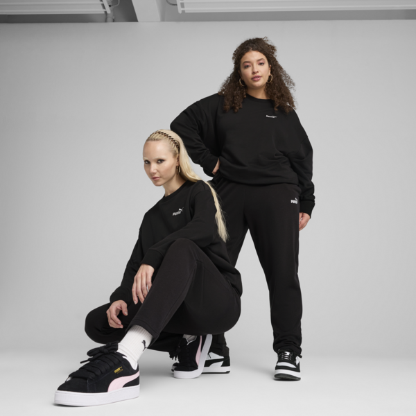 Essentials Small No. 1 Logo Sweatpants Women, PUMA Black, large-ZAF