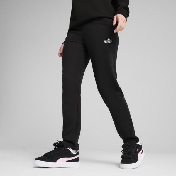 Essentials Small No. 1 Logo Sweatpants Women, PUMA Black, large-ZAF