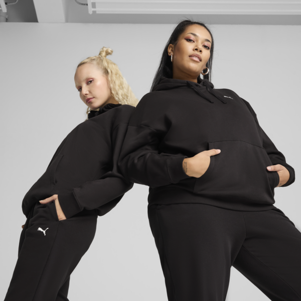 Essentials Comfort Hoodie Women, PUMA Black, large-ZAF