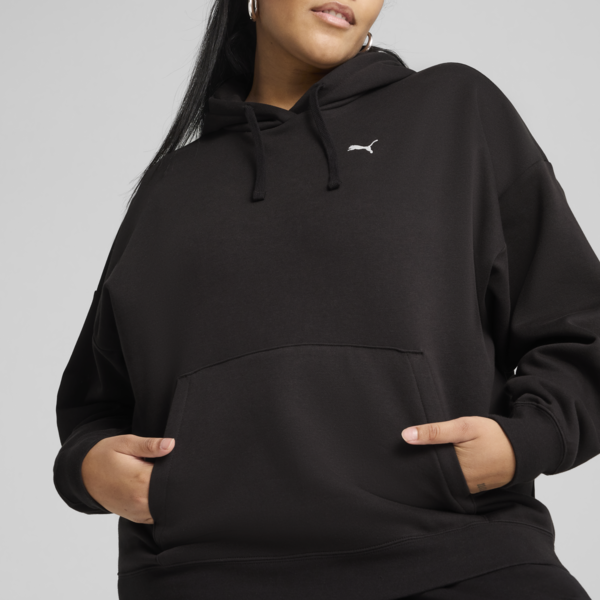 Essentials Comfort Hoodie Women, PUMA Black, large-ZAF