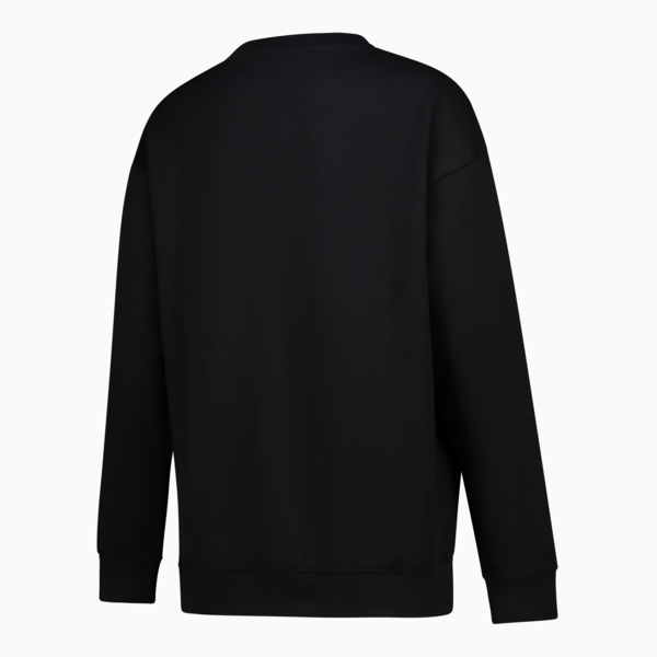 Essentials Small No. 1 Logo Relaxed Crew Women, PUMA Black, large-ZAF