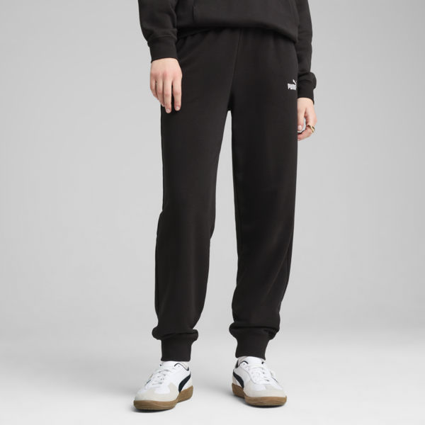 Essentials Small No. 1 Logo Comfort High-Waist Sweatpants Women, PUMA Black, large-ZAF