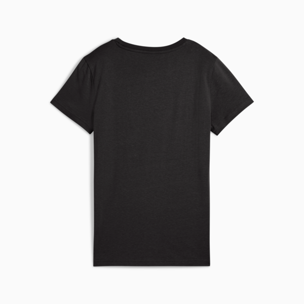 Essentials Metallic Tee Women, PUMA Black-Metallic Gold, large-ZAF