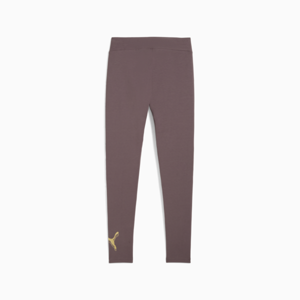Essentials Metallic Leggings Women, Raisin-metallic gold, large-ZAF