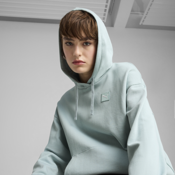 Essentials Elevated Comfort Hoodie Women, Modern Mint, large-ZAF