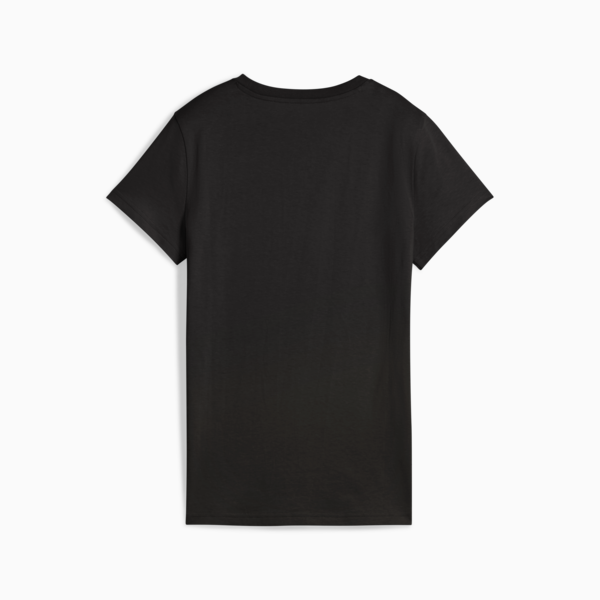 Essentials Elevated Tee Women, PUMA Black, large-ZAF