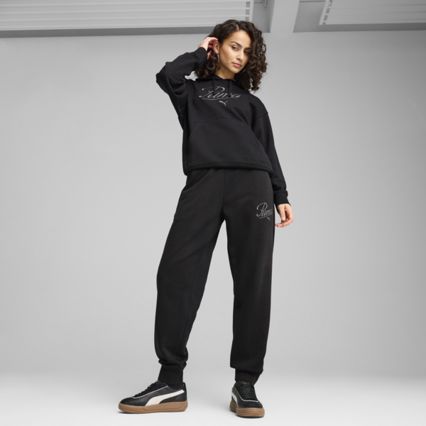 Essentials Comfort Sweatpants Women, PUMA Black, large-ZAF