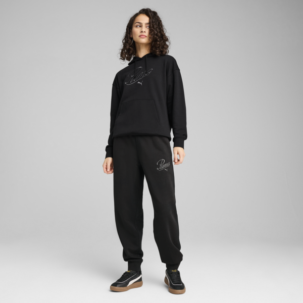 Essentials Comfort Sweatpants Women, PUMA Black, large-ZAF