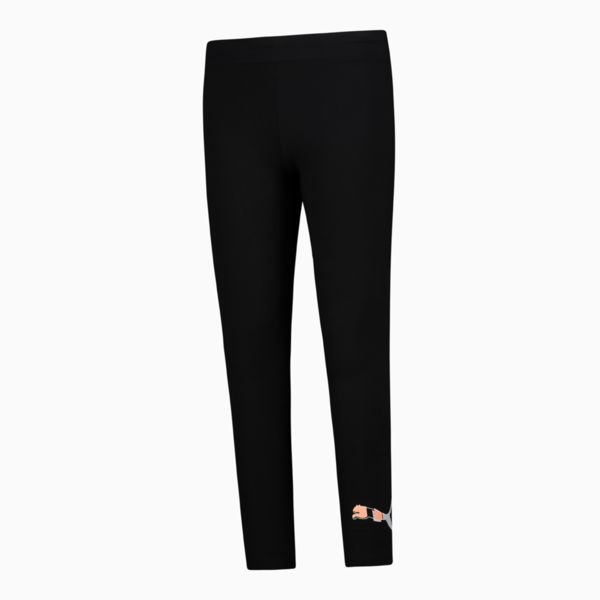 Essentials Logo Lab Leggings Women, PUMA Black, large-ZAF