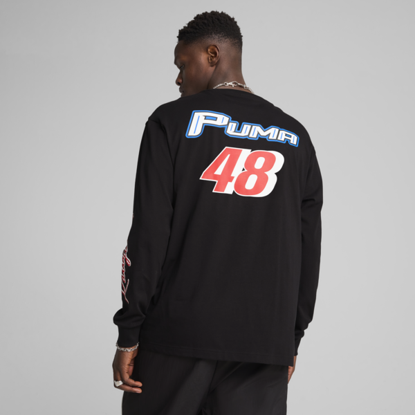 GRAPHICS PUMA Moto Relaxed Long Sleeve Tee Men, PUMA Black, large-ZAF