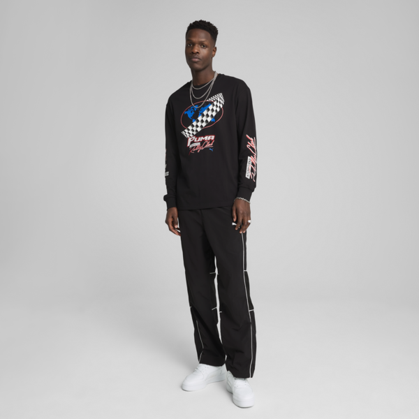 GRAPHICS PUMA Moto Relaxed Long Sleeve Tee Men, PUMA Black, large-ZAF
