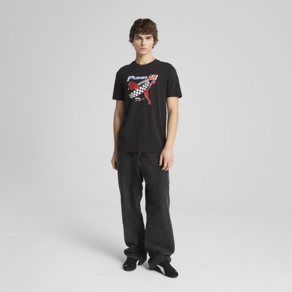 GRAPHICS PUMA Moto Tee Men, PUMA Black, large-ZAF