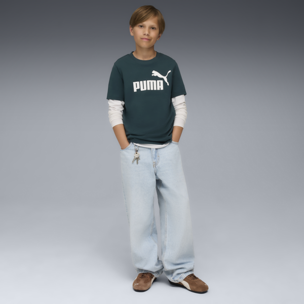 Essentials No. 1 Logo Tee Youth, Green Terrain, large-ZAF