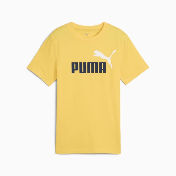 Essentials 2 Colour No.1 Logo Tee Youth, Sunny Yellow, large-ZAF