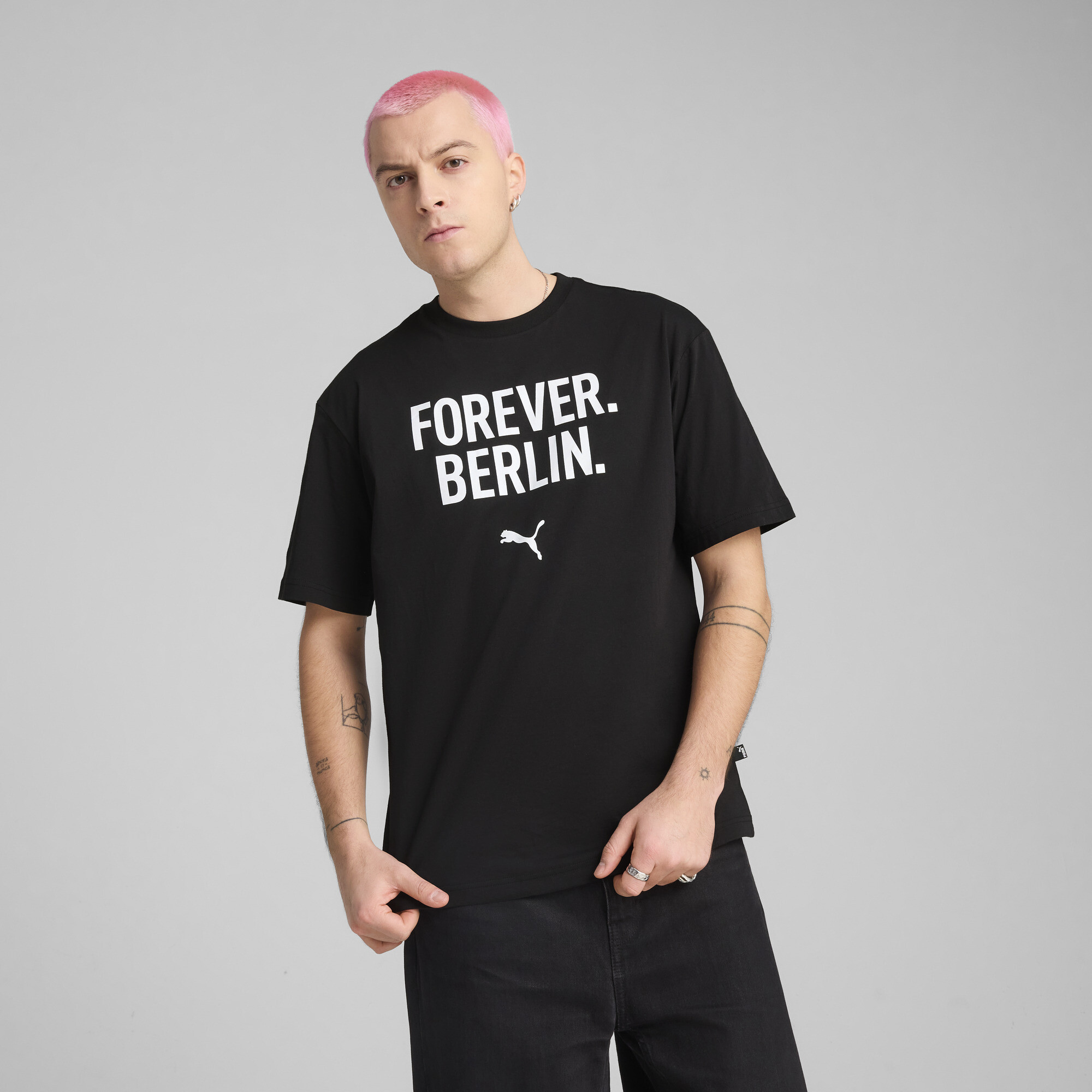 Puma Concept 2 Berlin Relaxed T-Shirt Herren | Black | Größe: XL