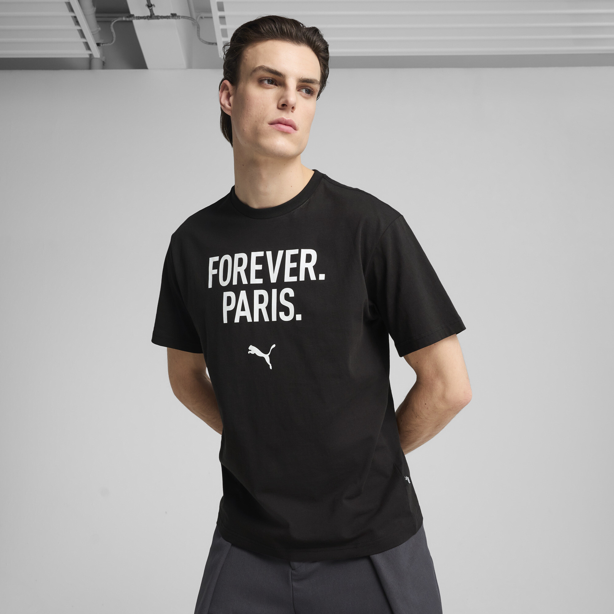 Puma Concept 2 Paris Relaxed T-Shirt Herren | Black | Größe: S