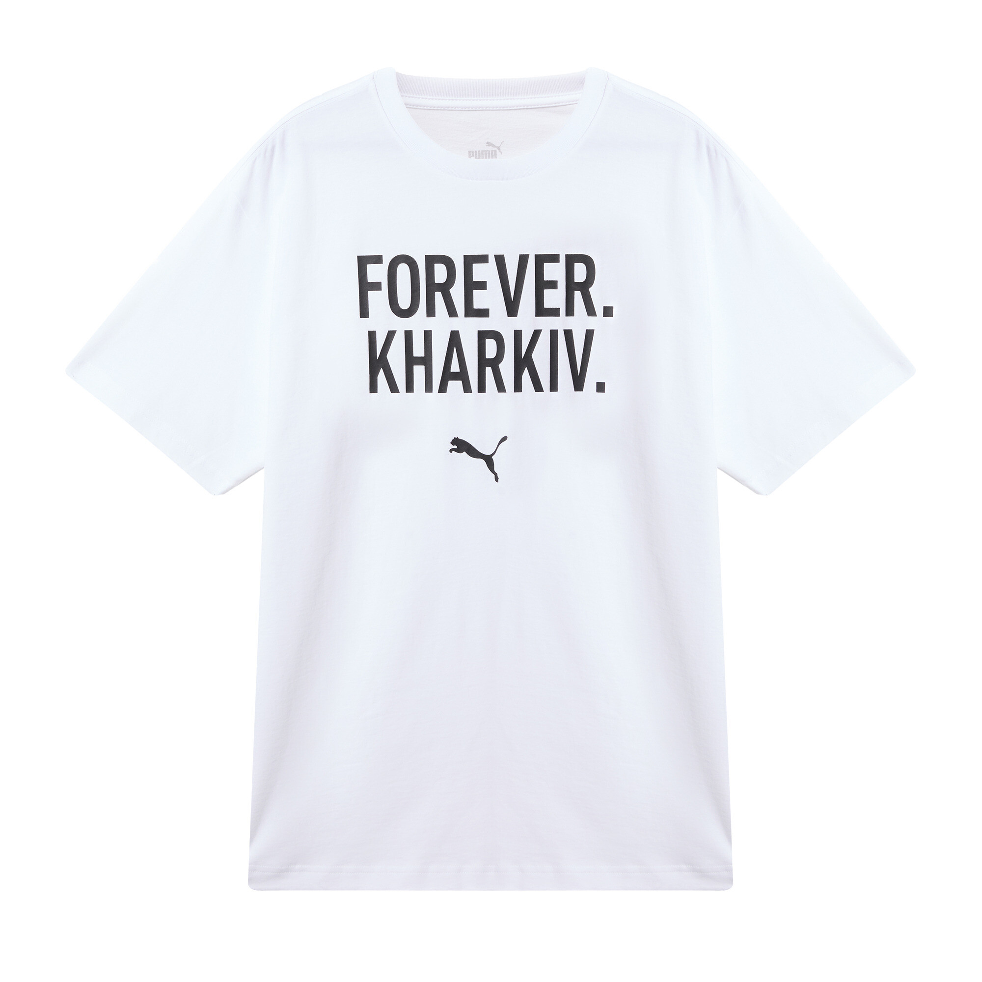 Футболка PUMA UKRAINE Kharkiv Tee | Цвет: Белый | Puma White