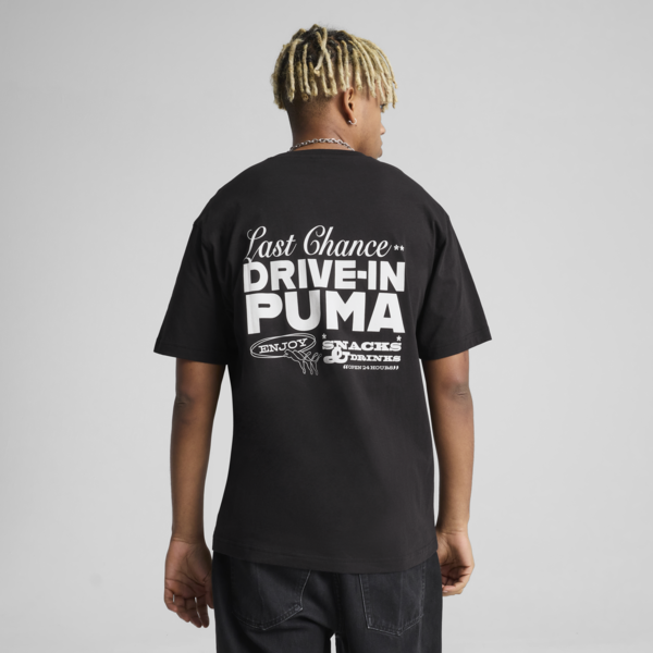 GRAPHICS PUMA Drive-In Relaxed Tee Men, PUMA Black, large-ZAF