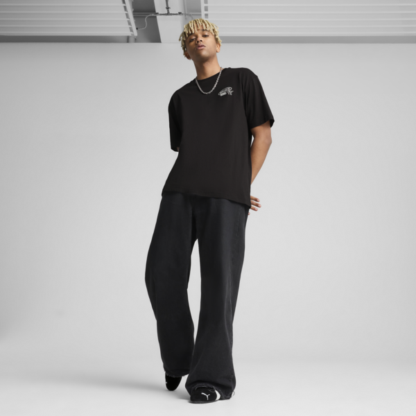 GRAPHICS PUMA Drive-In Relaxed Tee Men, PUMA Black, large-ZAF