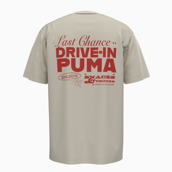 GRAPHICS PUMA Drive-In Relaxed Tee Men, Alpine Snow, large-ZAF