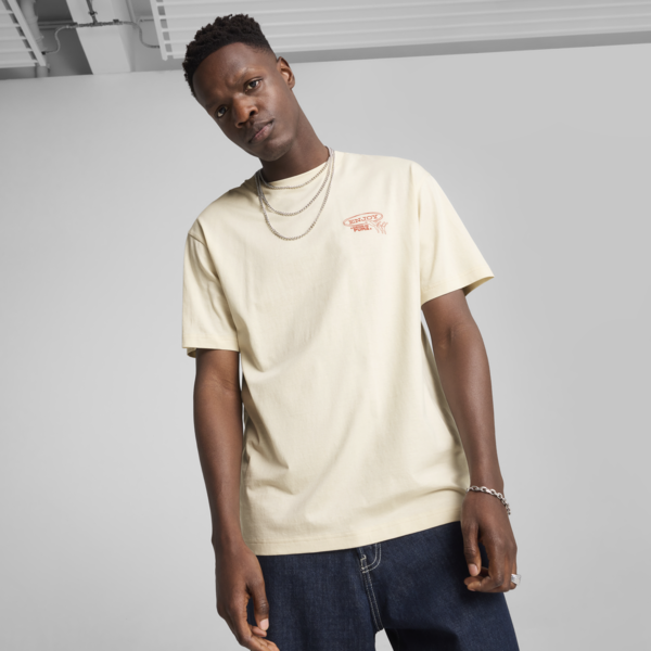 GRAPHICS PUMA Drive-In Relaxed Tee Men, Alpine Snow, large-ZAF