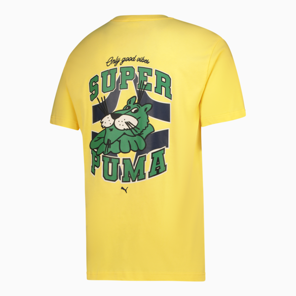 GRAPHICS Super PUMA Relaxed Tee Men, Sunny Yellow, large-ZAF