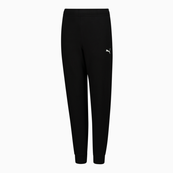 Essentials PUMA Logo Sweatpants Youth, PUMA Black, large-ZAF