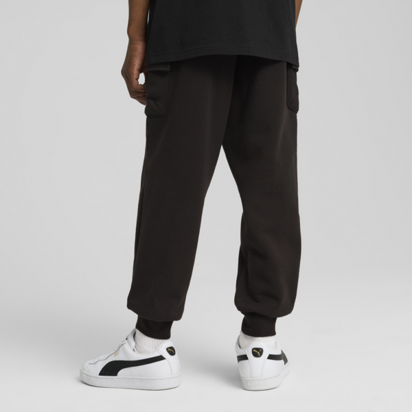 Essentials PUMA Logo Sweatpants Youth, PUMA Black, large-ZAF