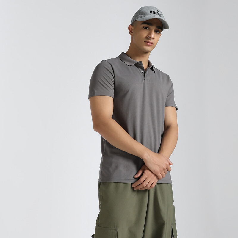 

Men's PUMA Logo Poly Slim Fit Polo