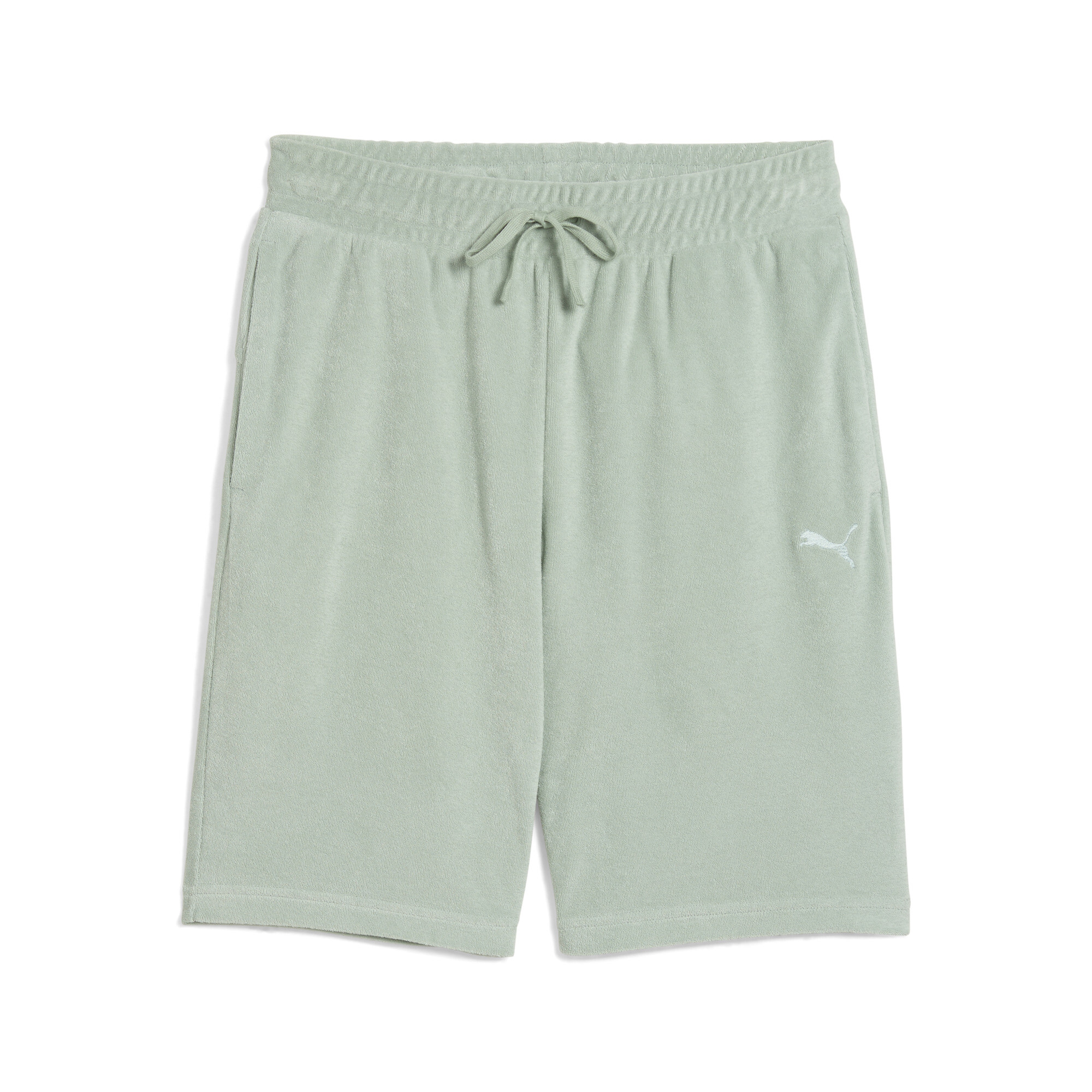 Puma Toweling Cat Shorts Herren | Mit Plain | Green Fog | Größe: XXL