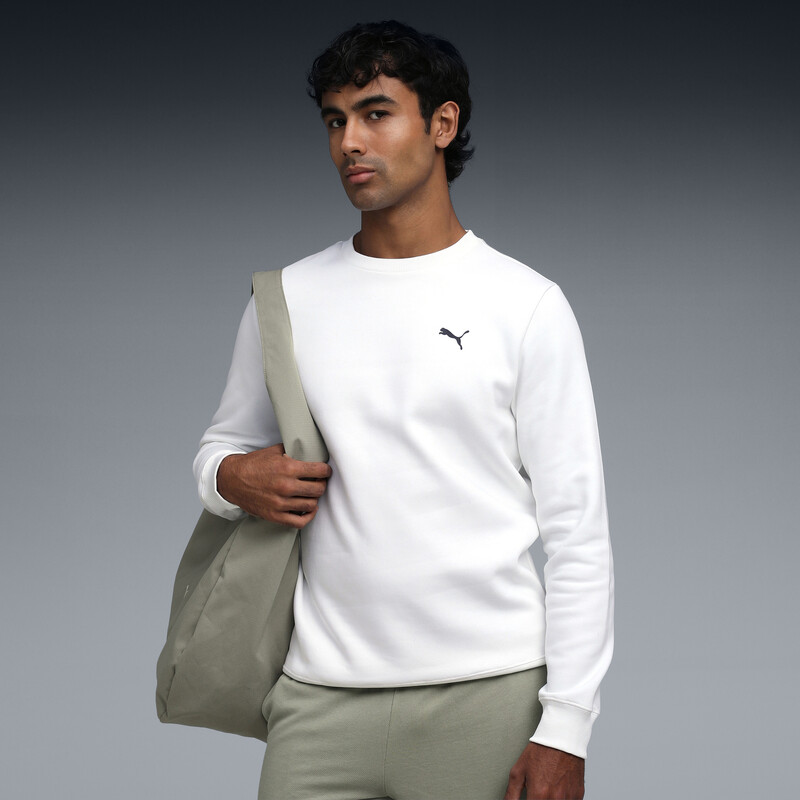 

Men's PUMA Essentials Elevated Logo Crew Sweatshirt