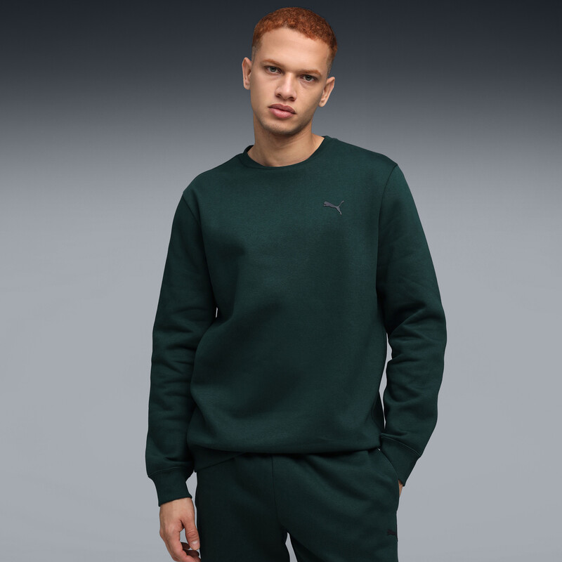 Men's PUMA Essentials Elevated Logo Crew Sweatshirt