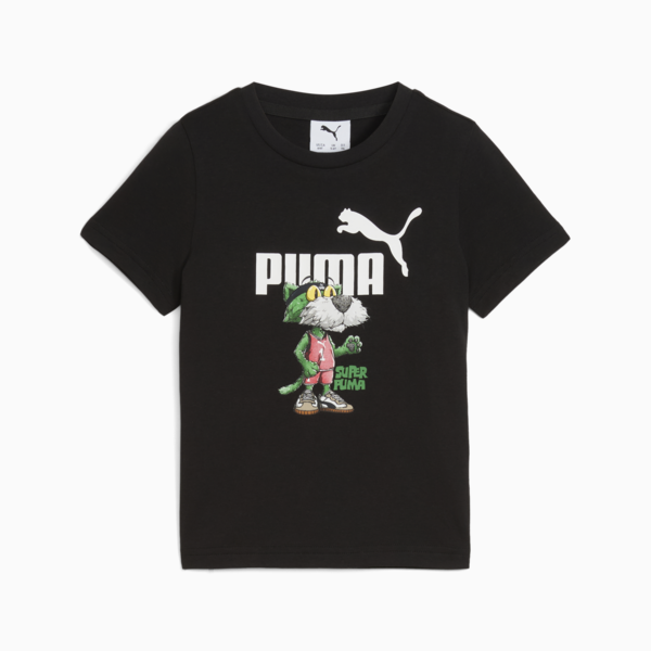 Playera Super PUMA para niños, PUMA Black, large-MEX