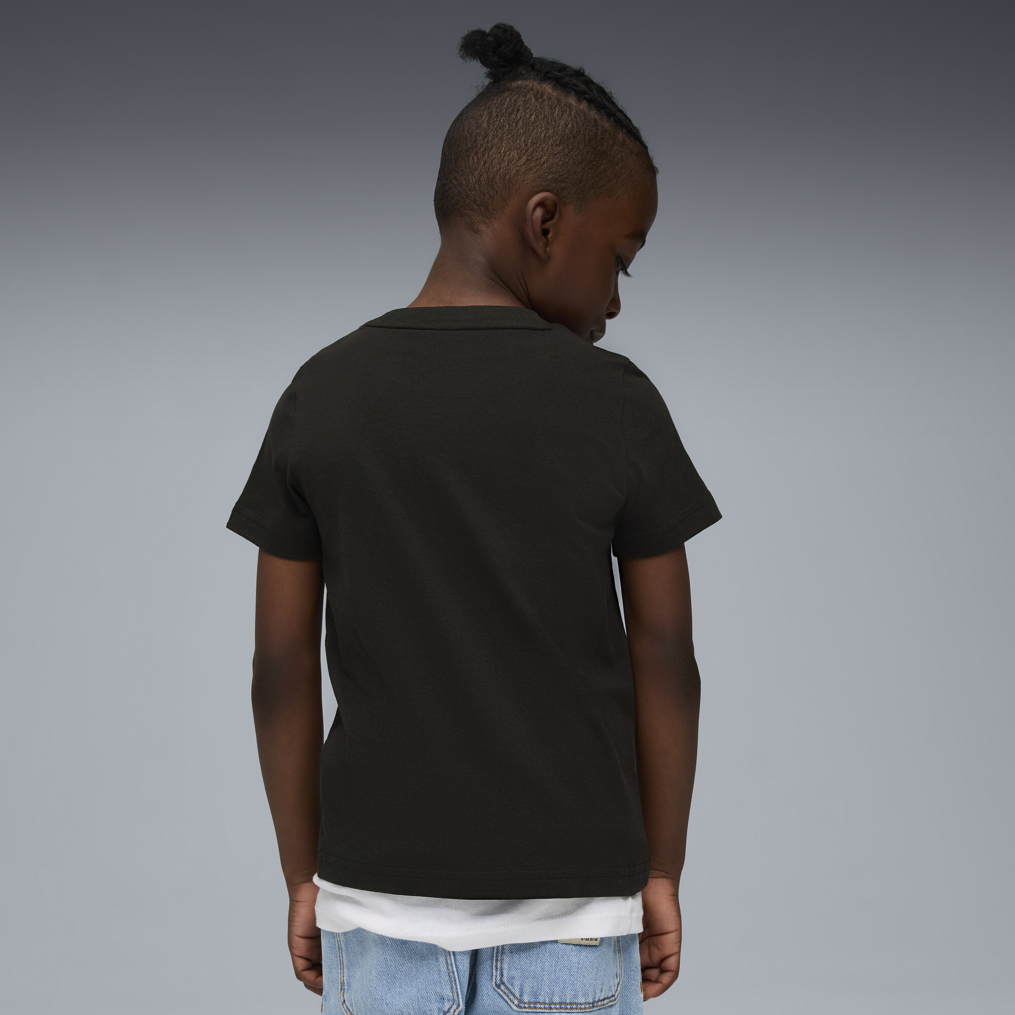 Super PUMA I T-shirt met print voor Heren, Zwart, Maat 3-4Y thumbnail 5