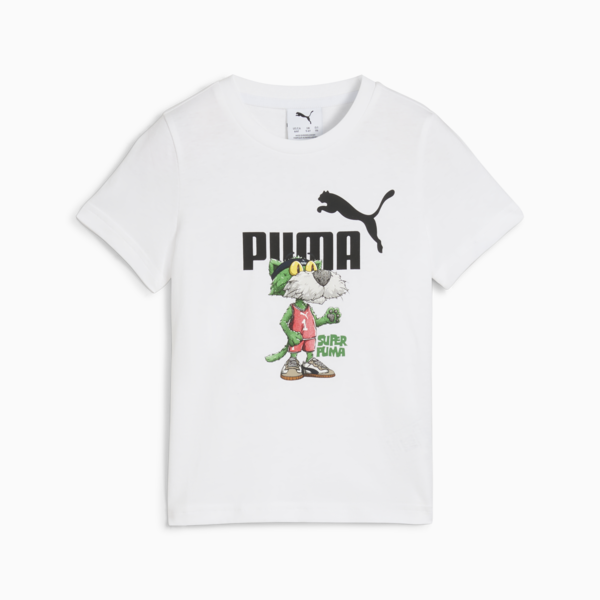 Playera Super PUMA para niños, PUMA White, large-MEX