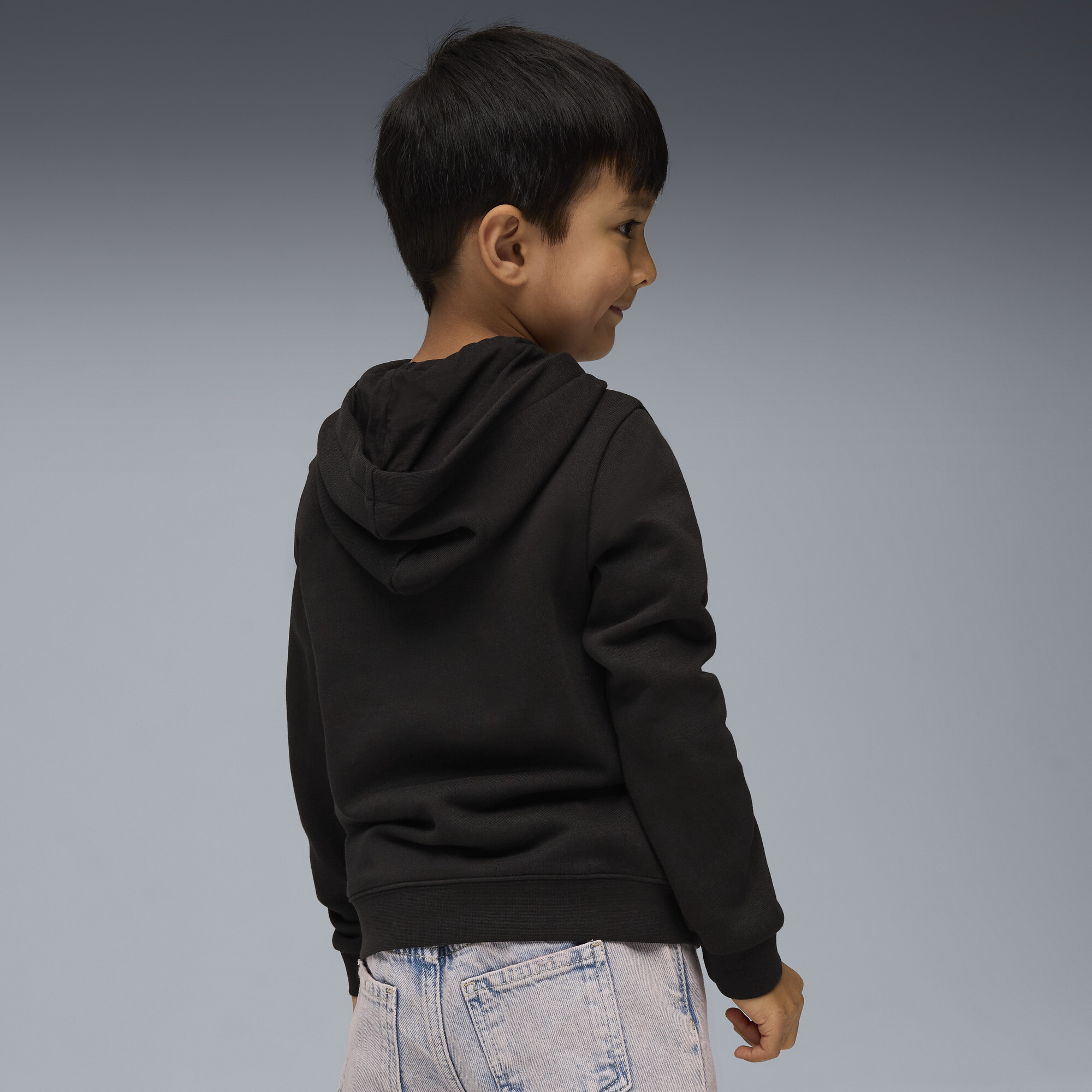 Super PUMA hoodie voor Heren, Zwart, Maat 5-6Y thumbnail 3