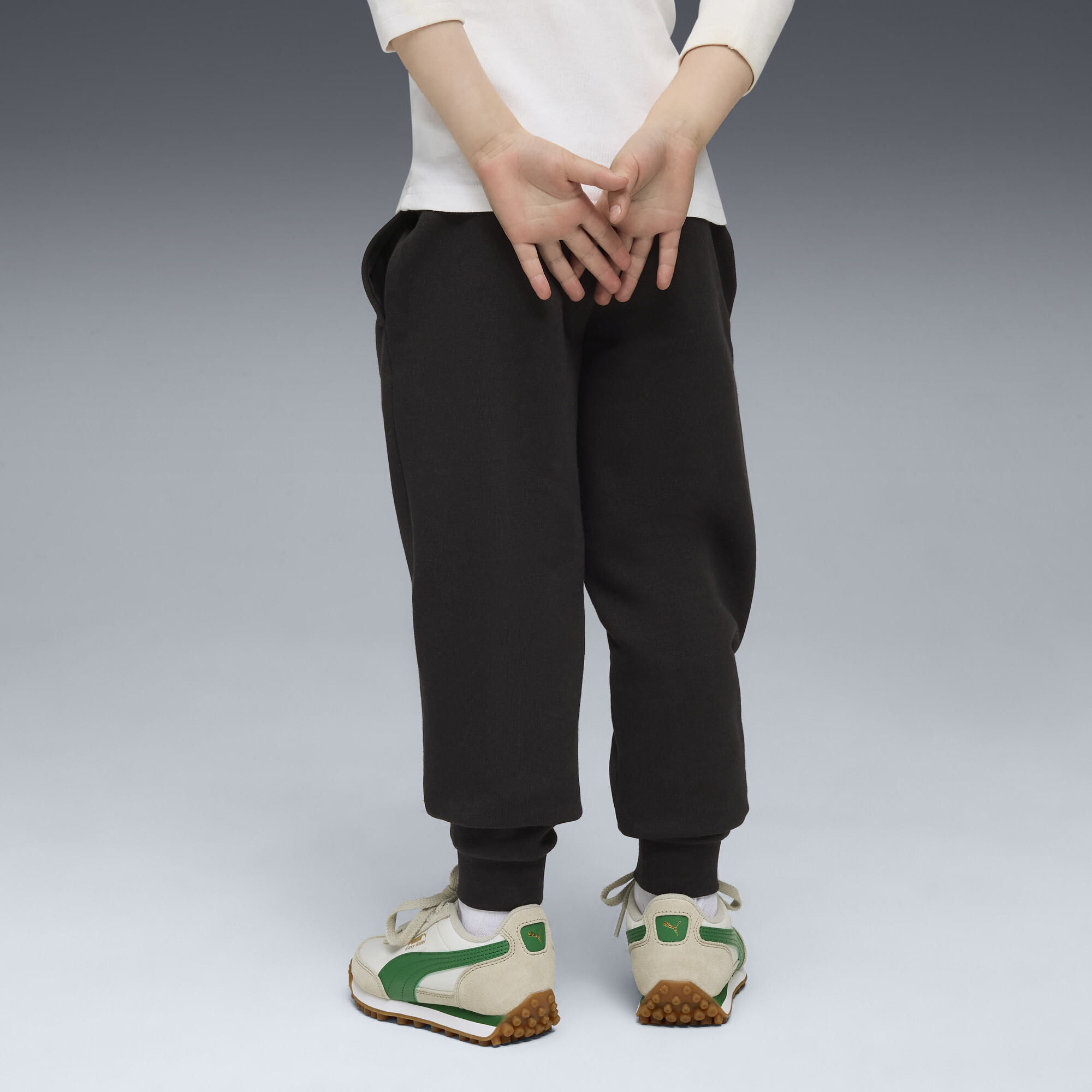 Super PUMA sweatpant voor Heren, Zwart, Maat 2-3Y thumbnail 3