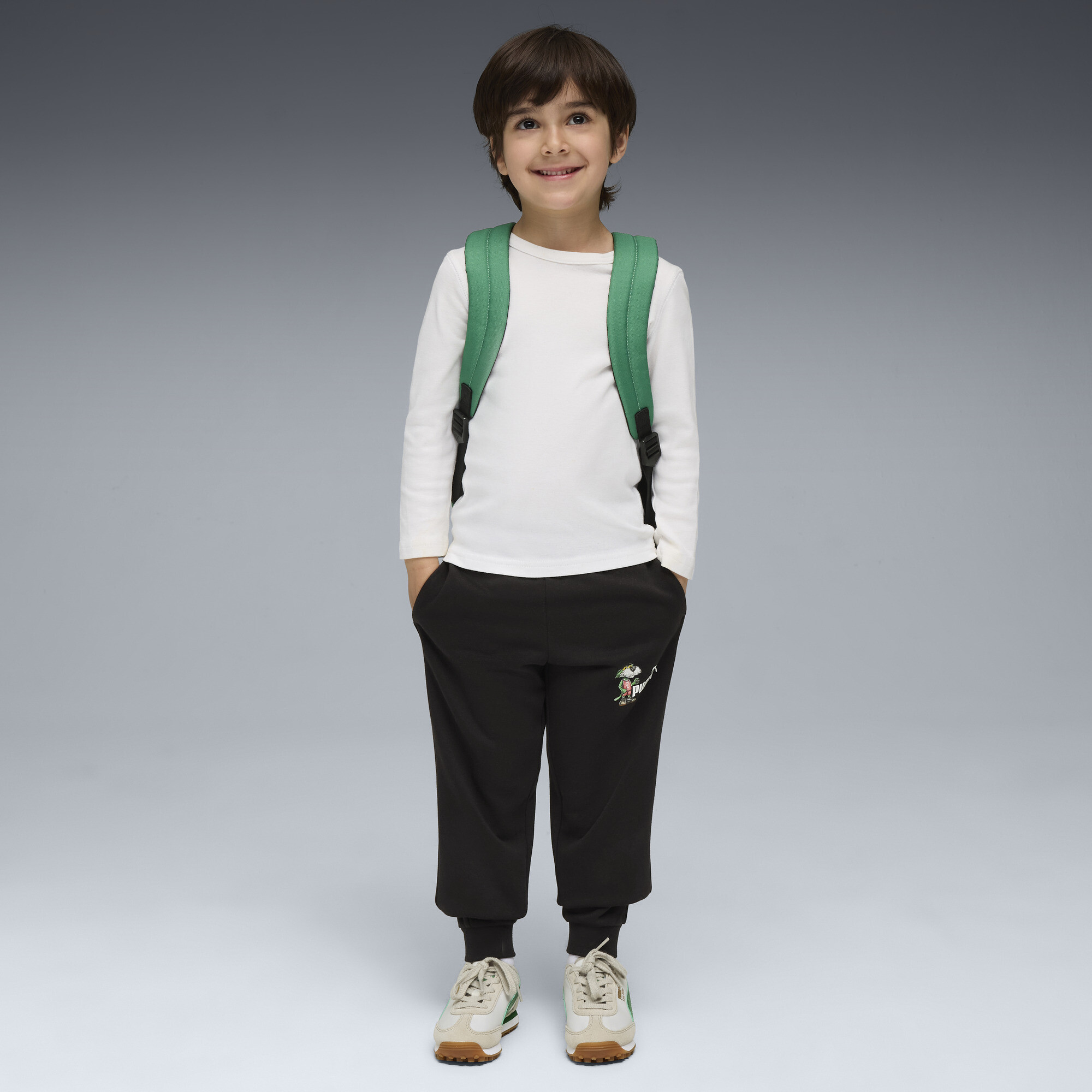 Super PUMA sweatpant voor Heren, Zwart, Maat 2-3Y thumbnail 2