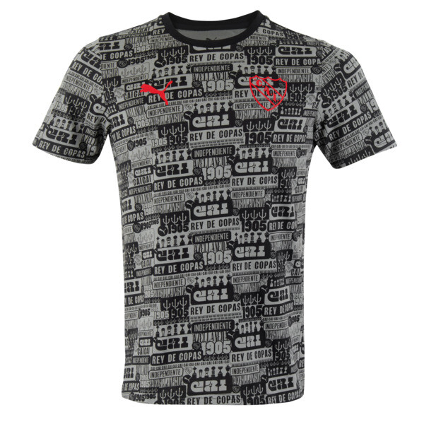 PUMA Remera CAI Culture AOP para Hombre En Negro/Ash Gris
