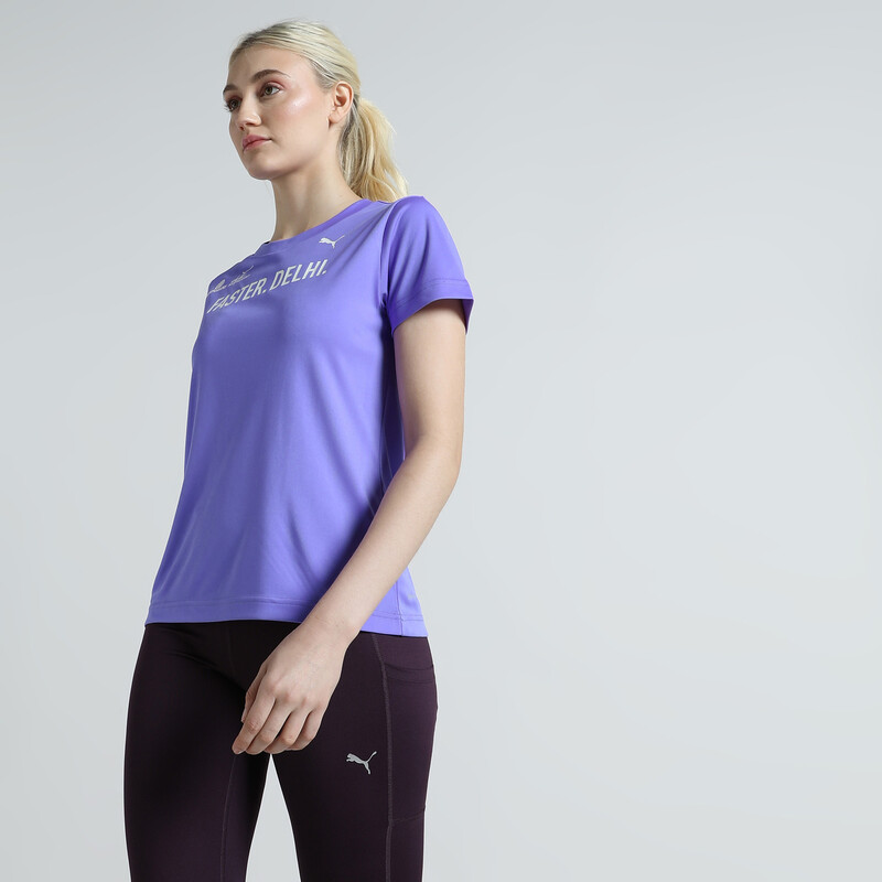 

Women's PUMA Vedanta Delhi Half Marathon Graphic Running Tee