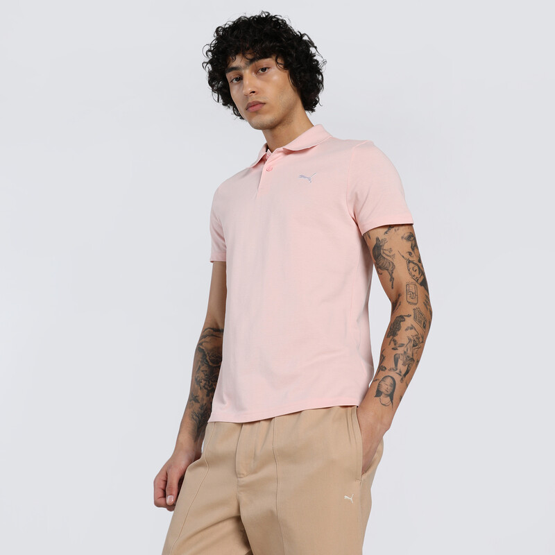 

Men's PUMA Logo Slim Fit Polo