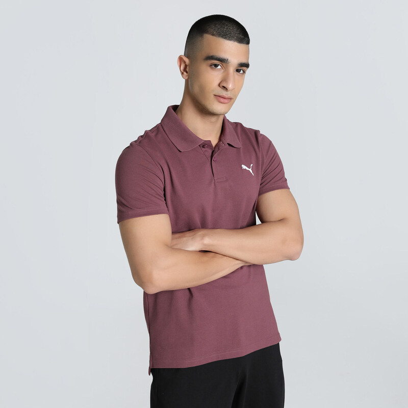 

Men's PUMA Logo Slim Fit Polo